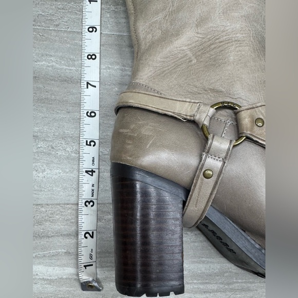 Lauren Ralph Lauren Delsa Knee-High Stacked Heel Boots Womens Size 6.5 - Picture 8 of 13